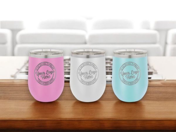 Custom Engraved 12 Ounce Wine Tumblers