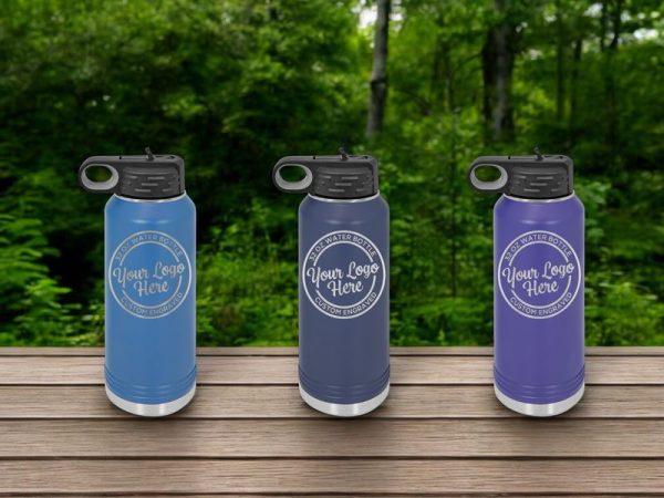 Custom Engraved 32 Ounce Water Bottles