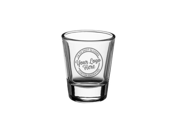 Custom Engraved Shot Glass with your Business Logo